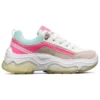Ampp”D Low-Top Branco/Azul/Rosa