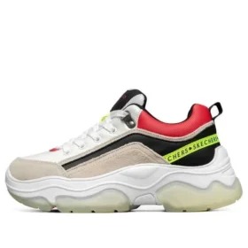 Ampp”D Low-Top Branco/Vermelho/Castanho
