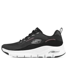 Arch Fit “Preto Branco Rosa”