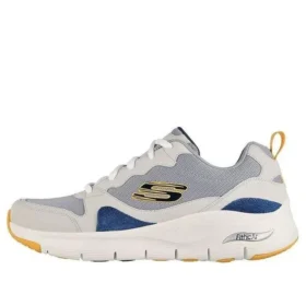 Arch Fit Sport “Branco Cinza Amarelo”