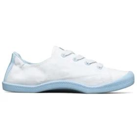 Beach Bingo My Emperor Sleeps All Night Sapatos de lona baixo Branco/Azul
