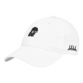 Boné de beisebol com logótipo impresso “Branco Preto”