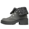 Bota de cano curto Teen Spirit Knit Buzz “Black Charcoal”
