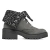 Bota de cano curto Teen Spirit Knit Buzz “Black Charcoal”