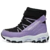 Botas Confortáveis de Inverno “Preto Roxo”