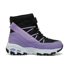 Botas Confortáveis de Inverno “Preto Roxo”