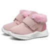 Botas Confortáveis de Inverno “Rosa Branco”