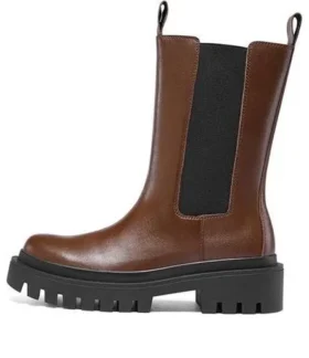 Botas de cano baixo “Castanho”