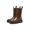 Botas de cano baixo “Castanho”
