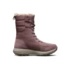 Botas de neve de cano alto para atividades ao ar livre, cor-de-rosa