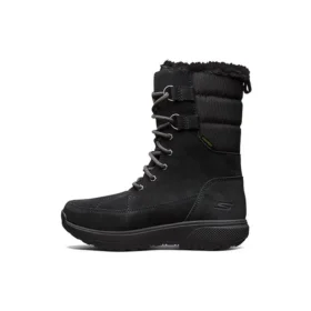 Botas de neve de cano alto para atividades ao ar livre, pretas