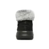 Botas de neve On-the-GO Joy com pele “Preto Branco”