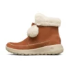 Botas de neve On-the-GO Joy Pompom “Castanho Branco”