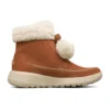 Botas de neve On-the-GO Joy Pompom “Castanho Branco”