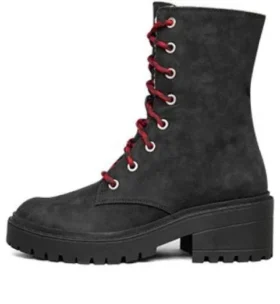 Botas Martin de cano alto para o inverno, Modern Comfort, Preto