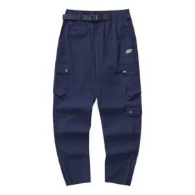 Calças casuais de trabalho de secagem rápida e sensação de frescura “Navy”