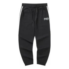 Calças Casual Tecidas “Preto Branco”