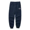 Calças de cintura com forro polar da série Casual Colorida “Navy”