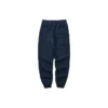 Calças de cintura com forro polar da série Casual Colorida “Navy”