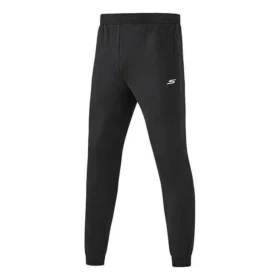 Calças desportivas de tecido “Preto Branco”