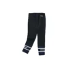 Calças justas de malha polar com cordão “Preto Branco”