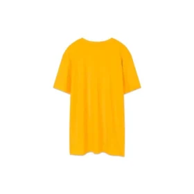Camisa de manga curta Skechers com logótipo para homem, cor dourada