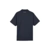 Camisa polo casual com letras “Preto Branco”