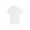Camiseta casual de manga curta “Branco Vermelho”
