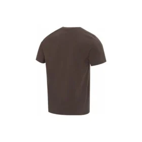 Camiseta casual de manga curta “Castanho Branco”