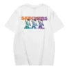 Camiseta com estampa Skechers x Hankow “Branco Multicolorido”