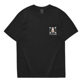 Camiseta de manga curta estampada Skechers x Bob Esponja “Preto Branco”