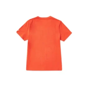 Camiseta de manga curta Skechers com estampa para homem em laranja e vermelho
