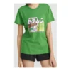 Camiseta de manga curta verde com crossover Sailor Moon SS20