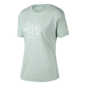 Camiseta esportiva de manga curta “Verde Branco”
