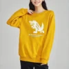Camisola Casual com Estampado “Amarelo Branco”
