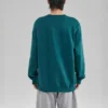 Camisola Casual com Estampado “Verde Branco”
