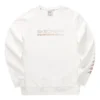 Camisola casual de gola redonda “Branco”