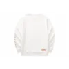 Camisola casual de gola redonda “Branco”
