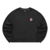 Camisola Casual de Gola Redonda “Preto Vermelho”