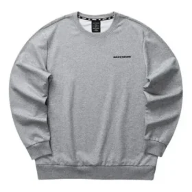 Camisola com capuz da série Casual Colorida “Cinza Preto”