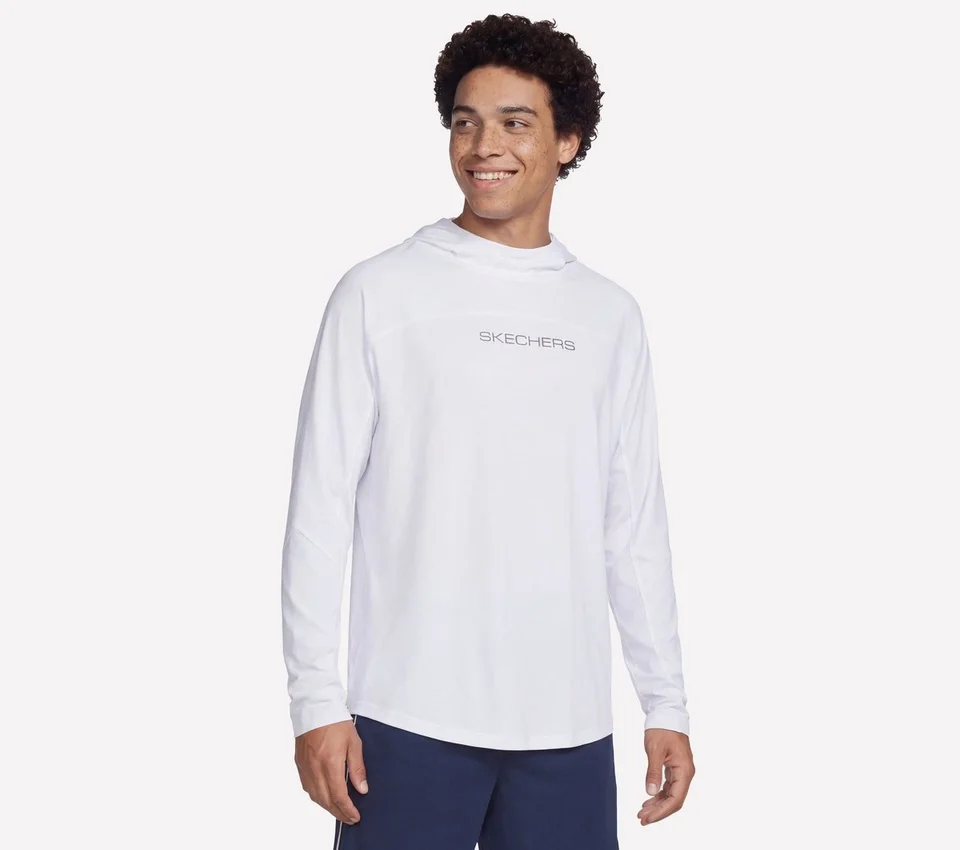 Camisola com capuz de manga comprida Hoops Camisola com capuz de manga comprida Hoops