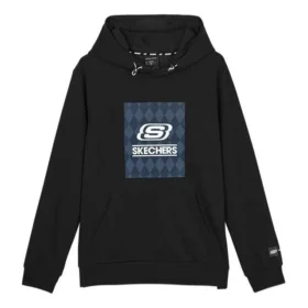 Camisola com capuz e logótipo “Preto Azul”