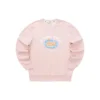 Camisola com estampado “Preto Branco Rosa Azul Cinza”