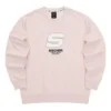 Camisola com Letra Desportiva “Rosa Branco”