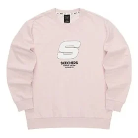 Camisola com Letra Desportiva “Rosa Branco”