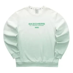 Camisola com letras em gradiente “Verde Branco”