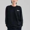 Camisola com logótipo estampado “Branco Preto Azul”