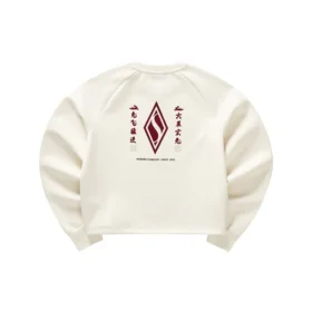 Camisola com logótipo estampado “Branco Vermelho” Camisola com logótipo estampado “Branco Vermelho”