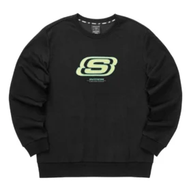 Camisola da marca da série Casual Colorida “Preto Verde”