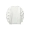 Camisola de gola redonda com letras da Série Diamond “Branco Preto”